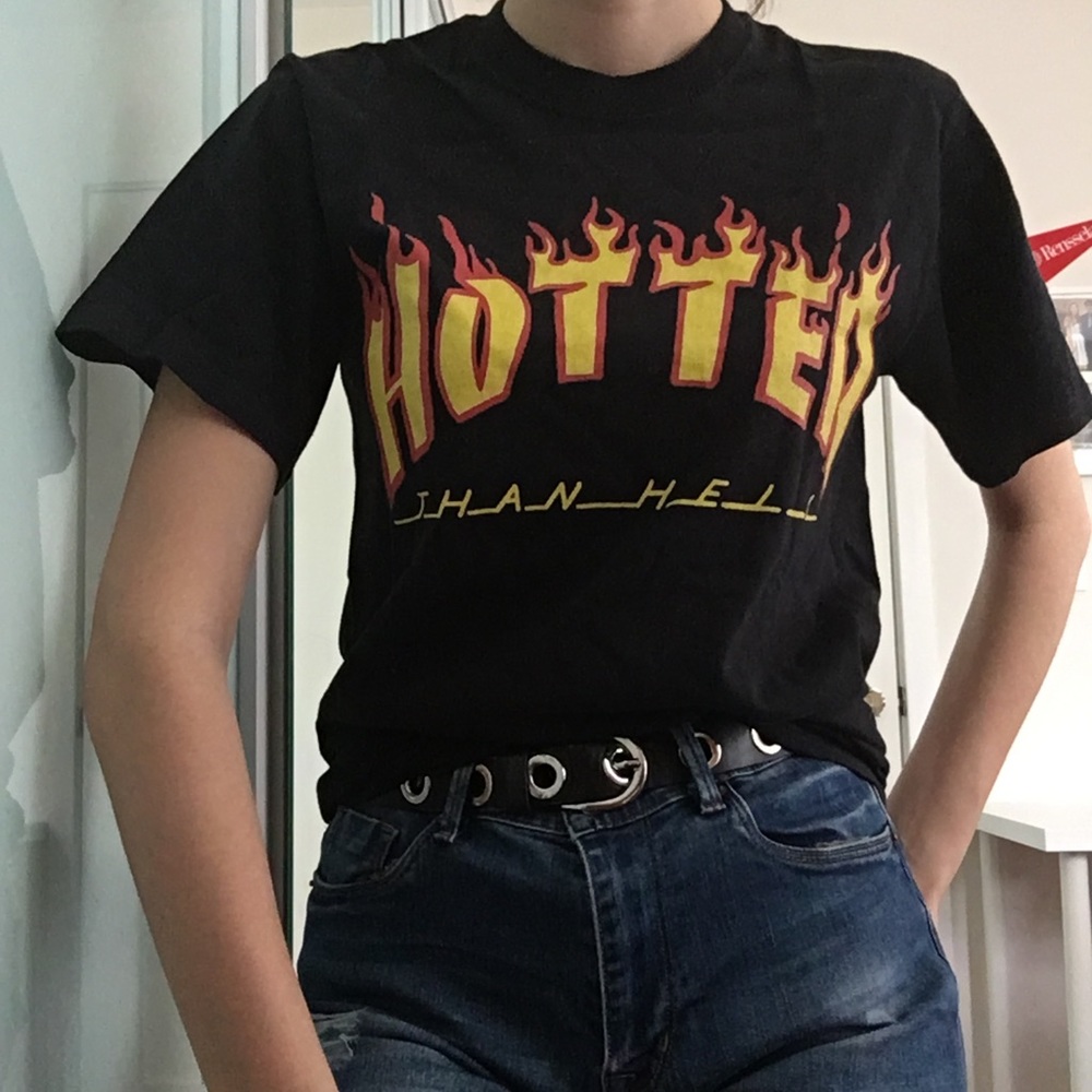 Hotter Than Hell Black Thrasher Short Sleeve Tee